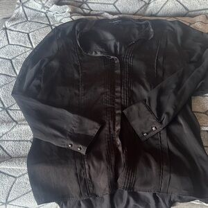 Rock and Republic large Black Women's shirt